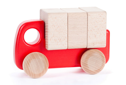 BAJO toy lorry with blocks.