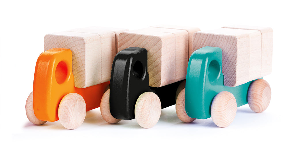 BAJO toy lorry with blocks.